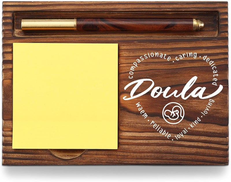 YODOCAMP Doula Sticky Note Holder, Thank You Gifts for Pregnancy Support Childbirth Helper, Birth Worker Delivery Doula Appreciation Gifts, Nurse Week Gifts Desk Self-Stick Note Pad Holders TZP40 - Image 1